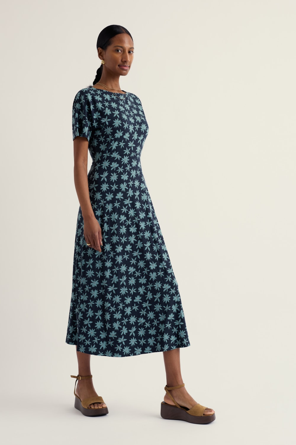Mirva Midi Jersey Dress - Seasalt Cornwall - Seasalt Cornwall