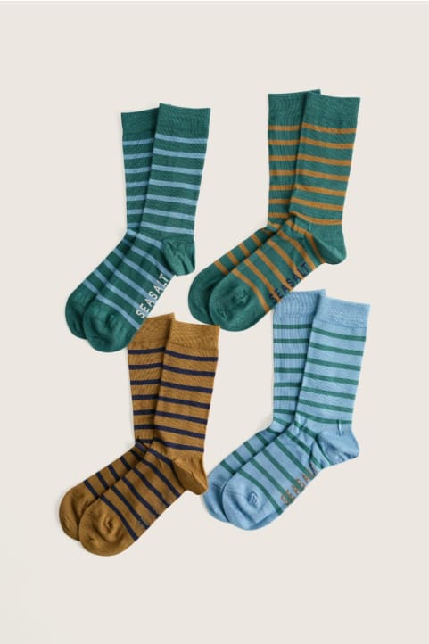 Pack of 4 Men's Sailor Socks