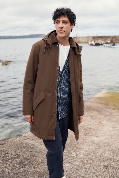 Men's Stone Wave Waterproof Coat Image