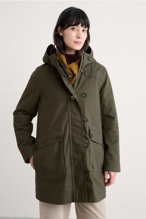Boscaswell Waterproof 3-in-1 Duffle Coat