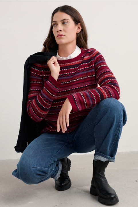 Percella Cove Fair Isle Jumper Image