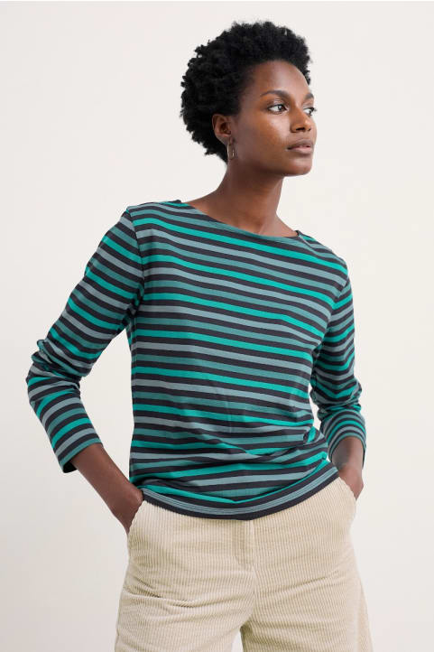 Sailor Shirt in GOTS-Certified Organic Cotton Jersey Image