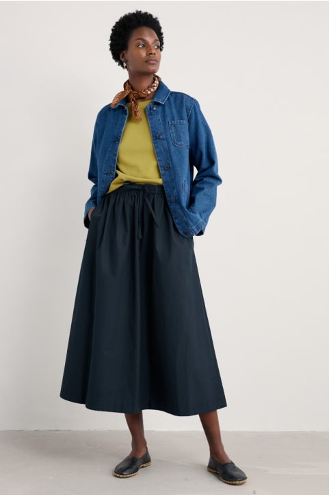 Lake Ankle Length Skirt in GOTS-Certified Organic Cotton Image