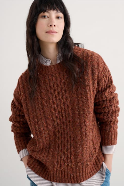 Newlyn Cable Knit Jumper Image