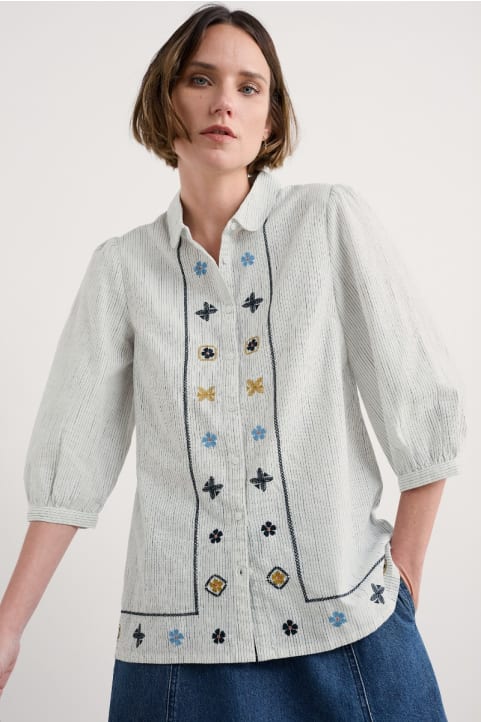 Hope Cottage Embroidered Blouse Image