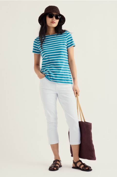 Albert Quay Slim Capri Trousers