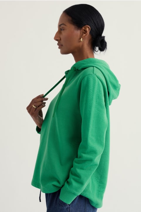 Sterling Organic Cotton Jersey Hoodie Image