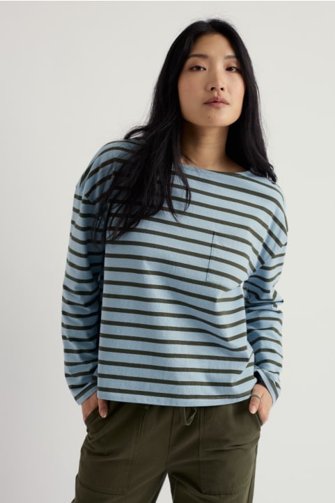 Beach Boat Organic Cotton Jersey Top Image