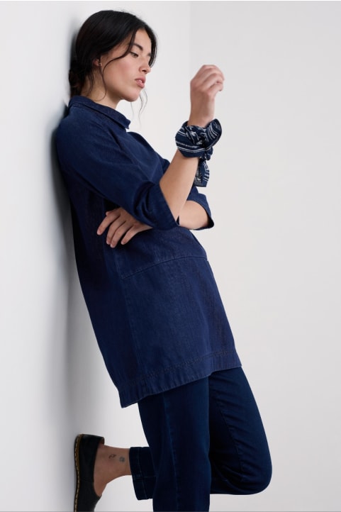 Curlew Cry Denim Tunic Image
