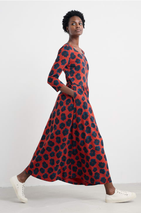 Emily Waisted Dress Model Image