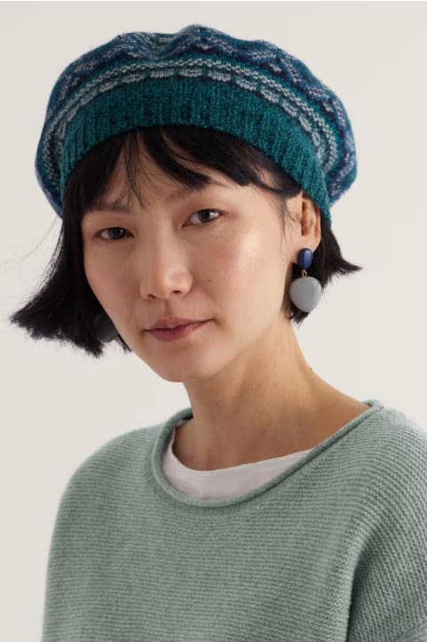 Early Bird Fair Isle Beret