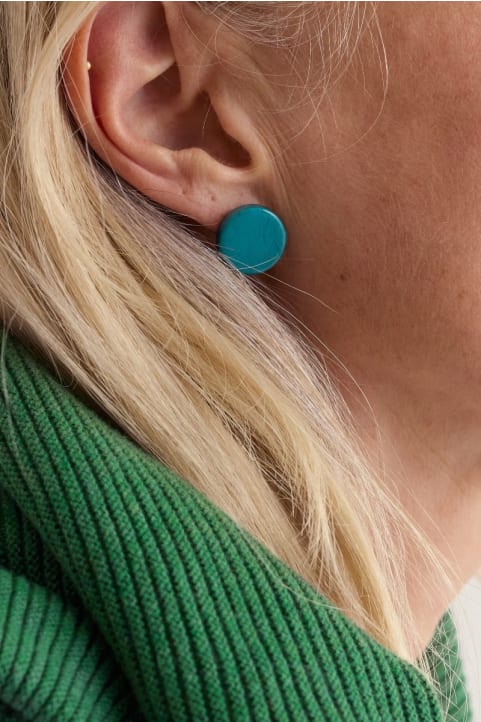 Ballowall Circle Stud Earrings