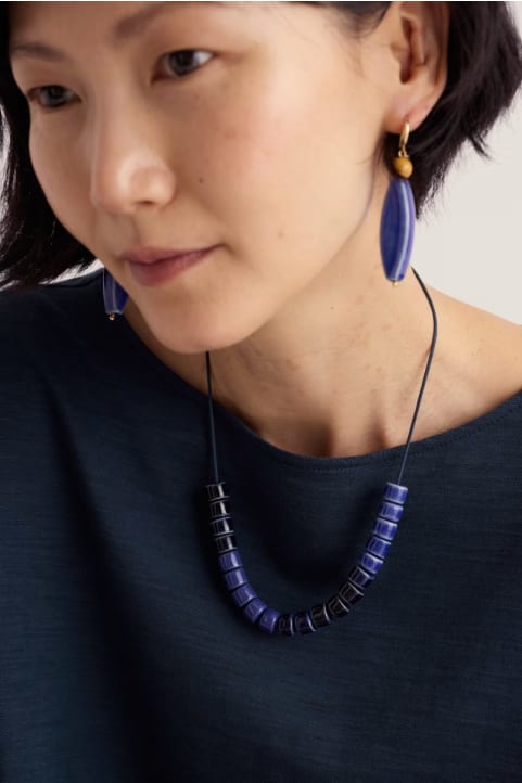 Braya Ceramic Bead Necklace