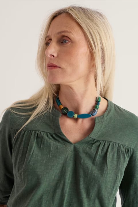 Trenninow Ceramic Bead Necklace