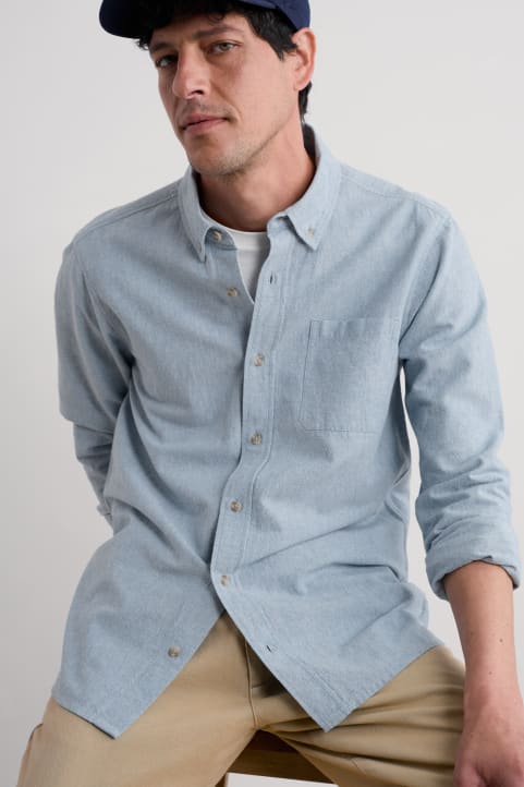 Men's Jenken Organic Cotton Oxford Shirt (GOTS) Image