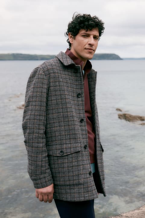 Men's Rowlocks Check Coat Image