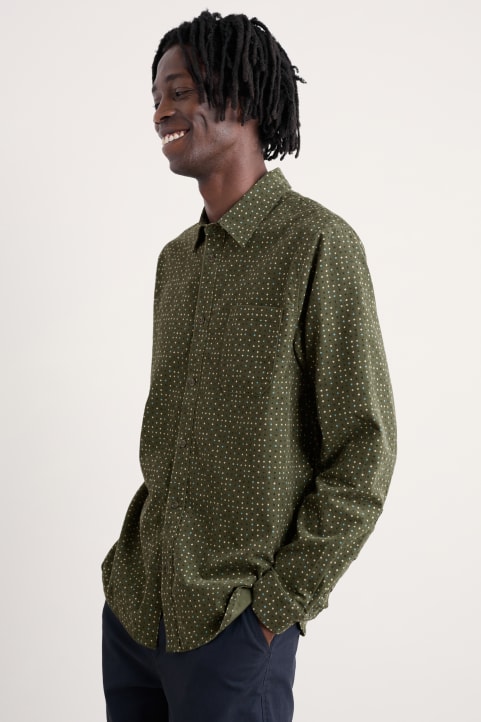 Men's Shoreman Printed Cord Shirt Image