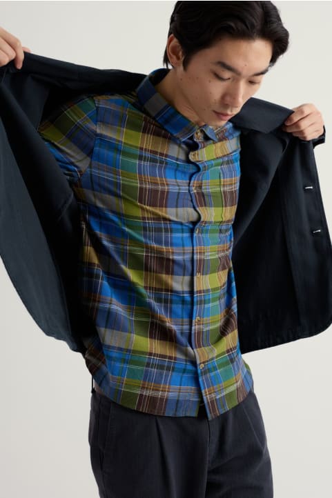 Men's Banyan Checked Cotton Shirt