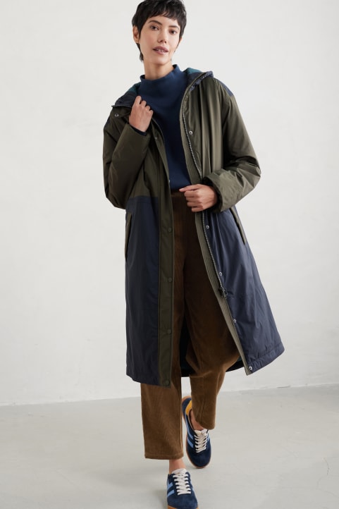 Chapel Rock Waterproof Coat Model Image