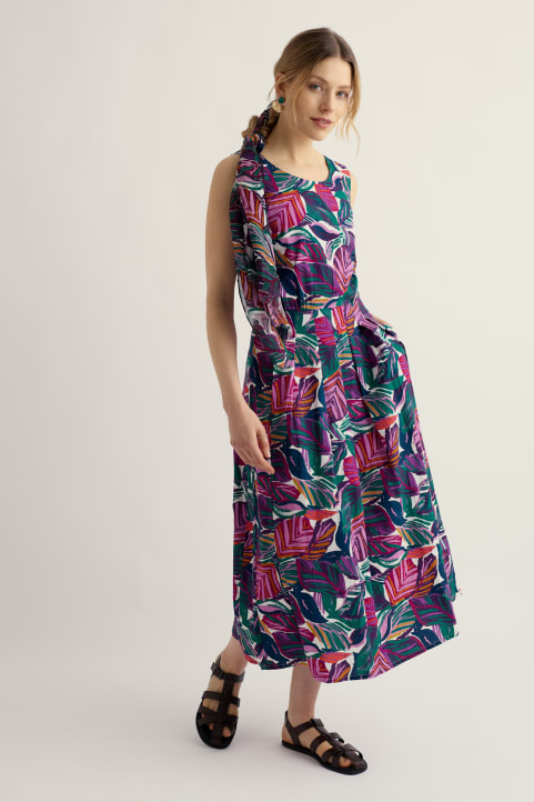 Belle Fit-and-flare Midi Dress Image