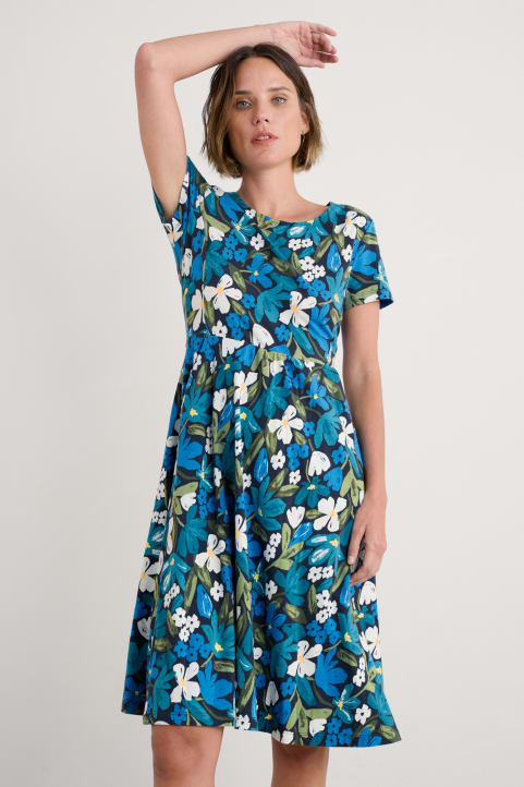 April Short Sleeve Dress Model Image