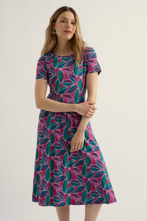 April Short Sleeve Dress Image