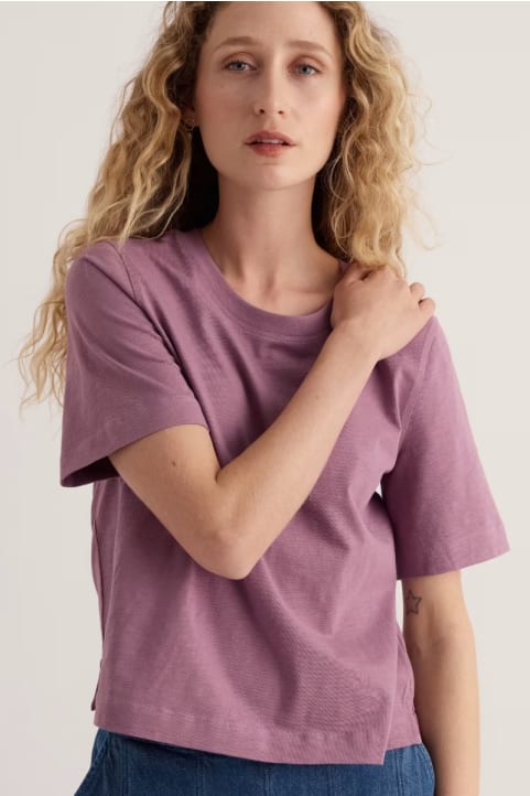 Copseland Plain T-Shirt in GOTS-Certified Organic Cotton Jersey