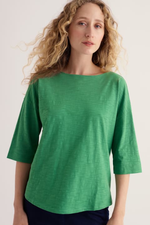 Tremayne Quay Jersey Top in GOTS Organic Cotton Image