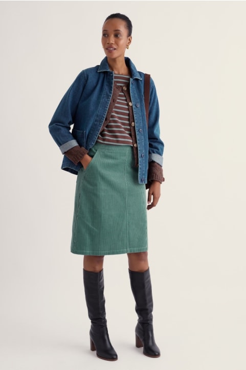 Dovetail A-Line Skirt