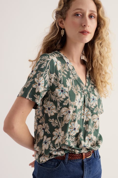 Barnoon Jersey Printed Short-Sleeve Top Image