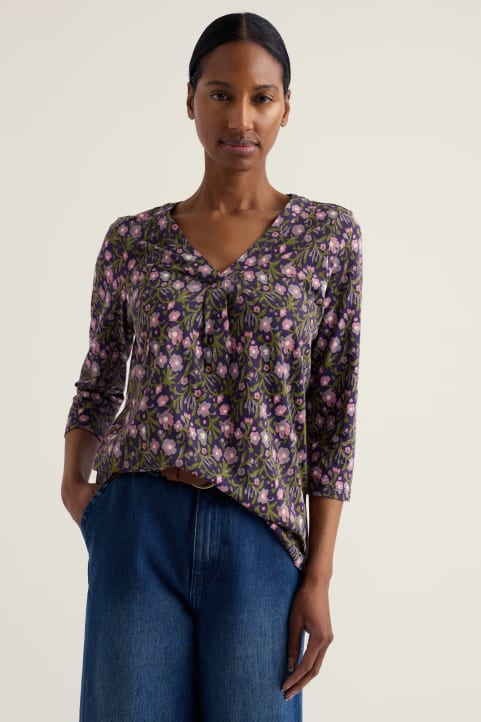 Barnoon 3/4 Sleeve Jersey Top Image