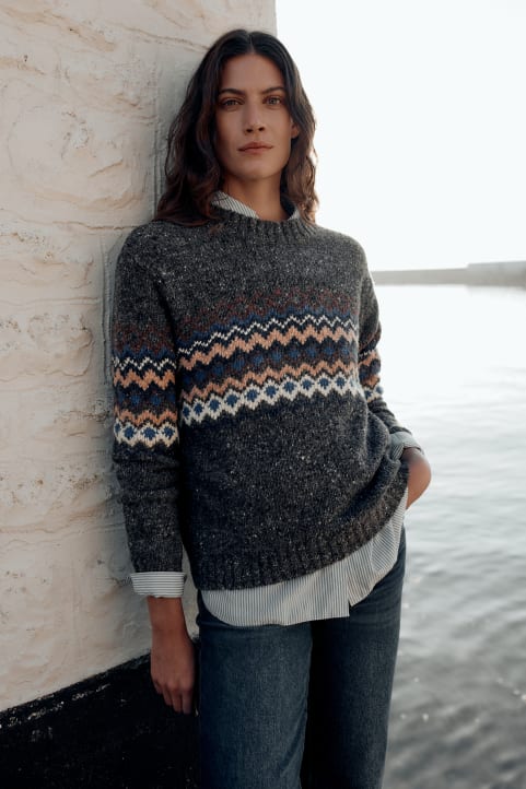 Golden Light Fair Isle Jumper Image
