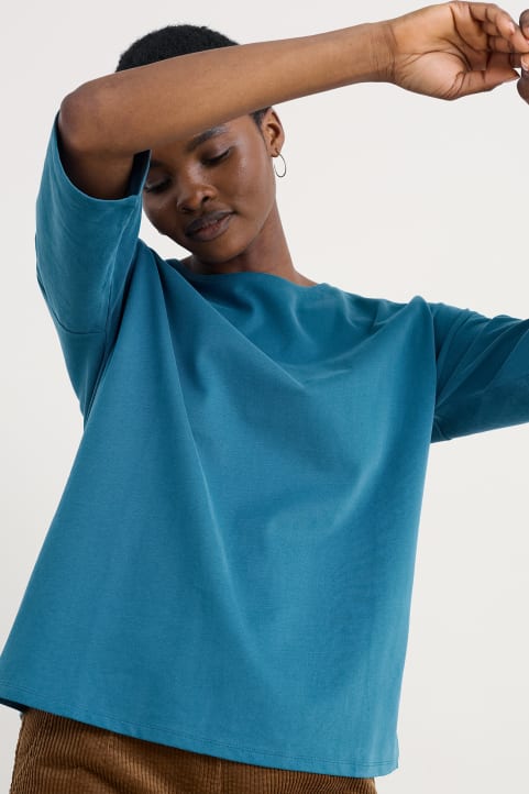 Gwennap Jersey Top in GOTS-Certified Organic Cotton Image
