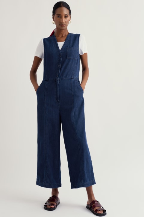 Braya Wide Leg Jumpsuit Model Image