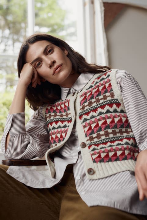 Dawson Pick Fair Isle Vest Image