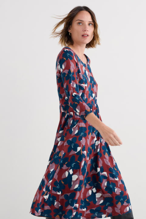 Enor 3/4 Sleeve Dress  Image
