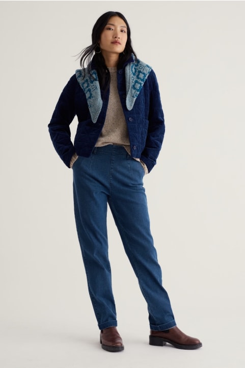 Waterdance Tapered Indigo Denim Jeans
