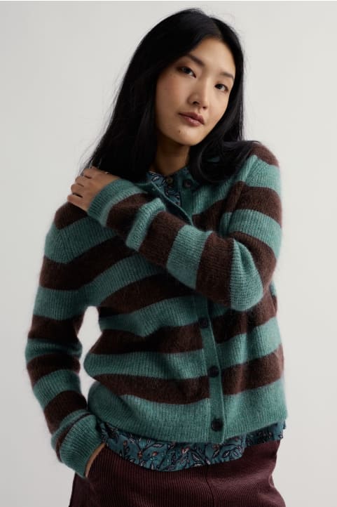 Burnished Light Knitted Cardigan