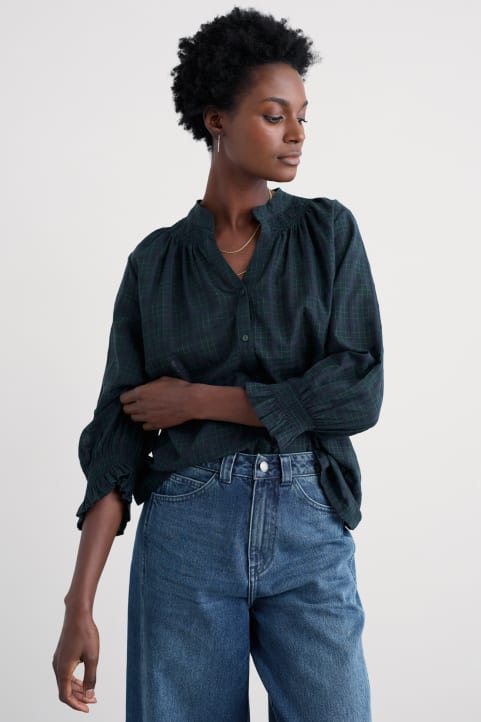 Wild Sorrel Button Up Top Image