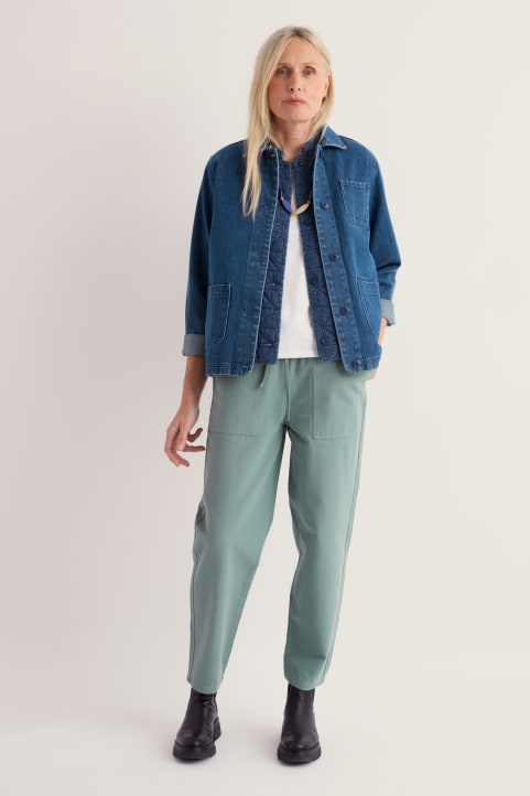 Sholl Trouser in Organic Cotton Canvas Image