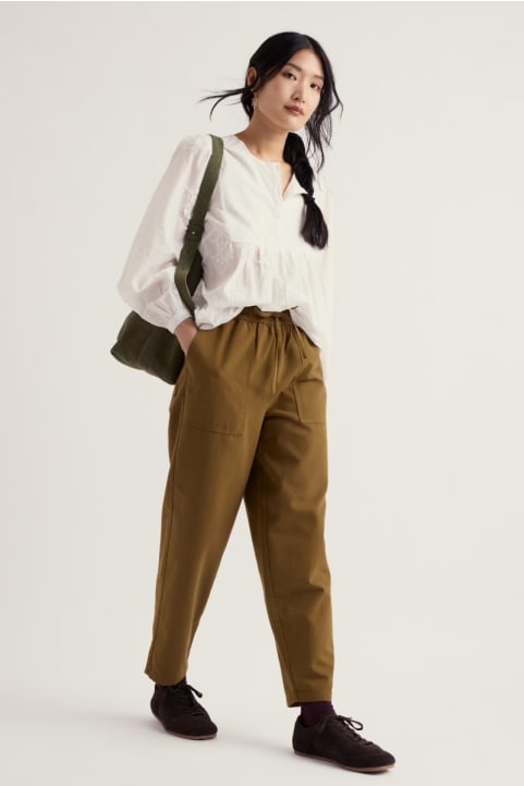 Sholl Trouser in Organic Cotton Canvas