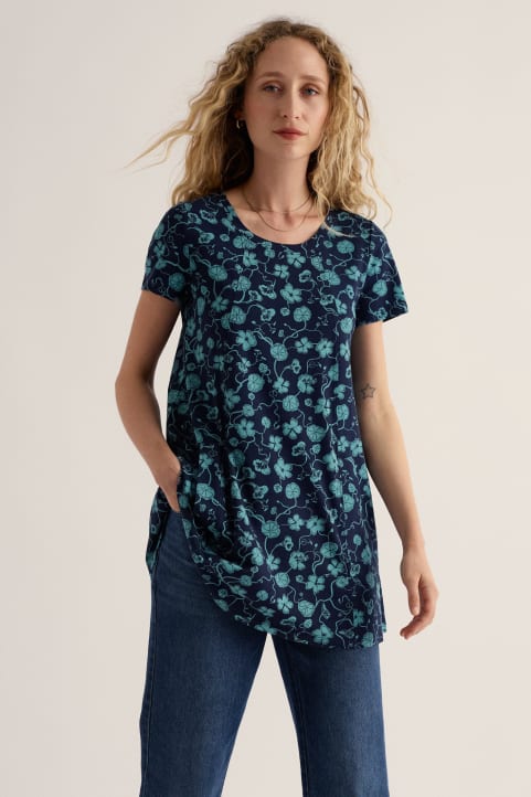 Screenprint Jersey A-Line Tunic Image