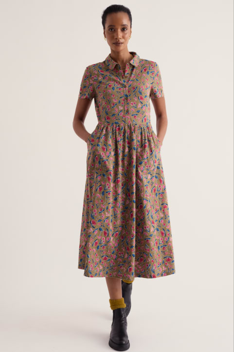 Mainland Jersey Midi Dress Image