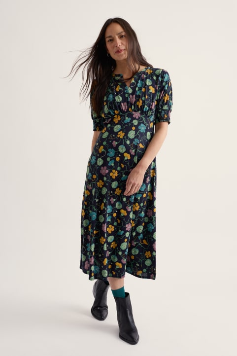 Fenil Empire Line Midi Dress Image
