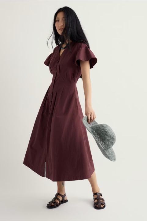 Kerthen Woods Poplin Midi Dress Image