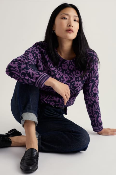 Gwennol Jacquard Jersey Top Image