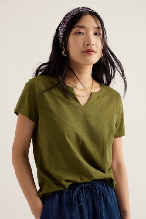 Kellow T-Shirt in in GOTS-Certified Organic Cotton Jersey