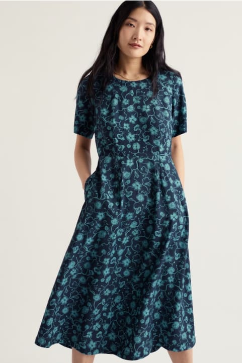 Tilly Short Sleeve Midi Dress