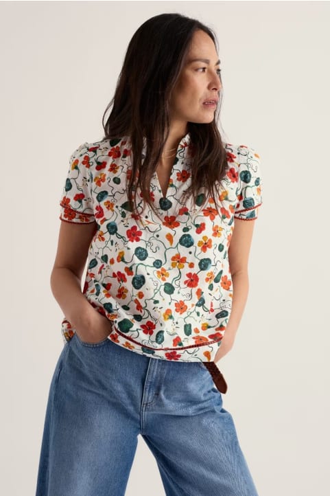 Wild Lily Top in GOTS-Certified Organic Cotton