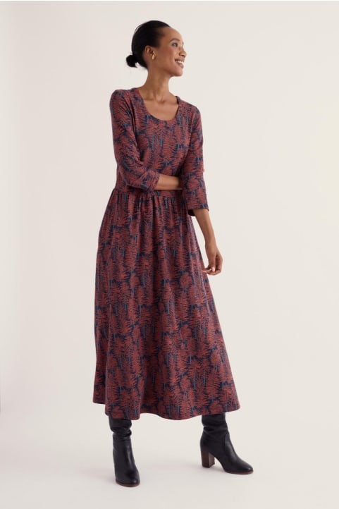 Emily Waisted Dress Model Image